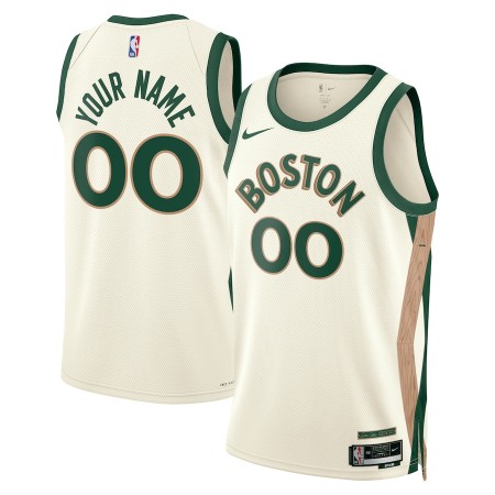 Dres Boston Celtics Prilagođeni Nike 2023-24 City Edition Bijela Swingman
